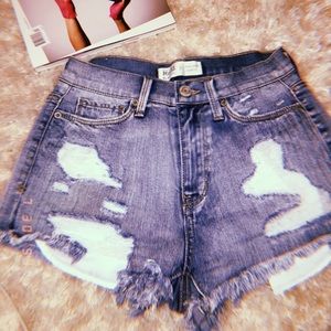 MUDD Brand High Waisted Denim Shorts